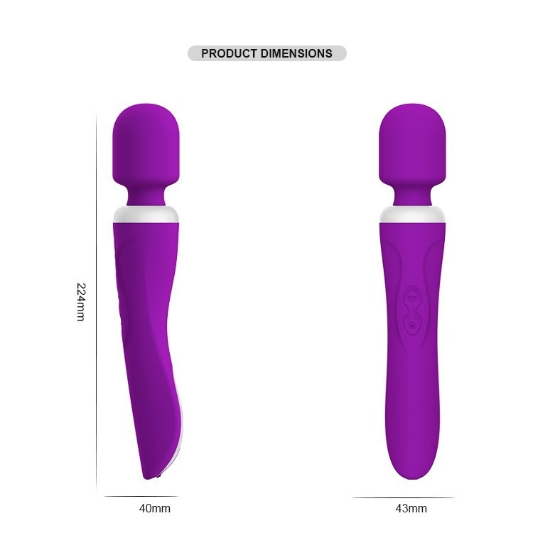Le godemiché libre femelle du silicone IPX5 fait sur commande joue le vibrateur électrique de Clit 60 minutes 224mm