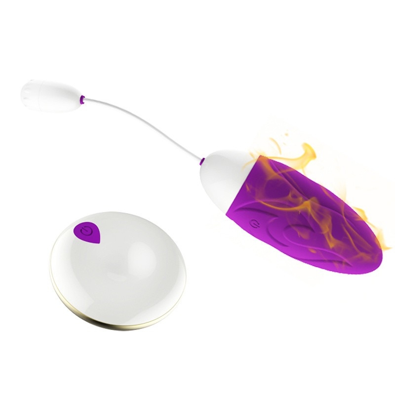 Sexe vibrant Toy Comfortable Purple Egg Vibrator d'oeufs de sécurité de santé 87*33*33mm