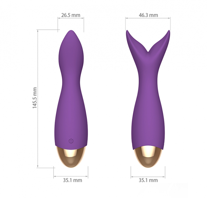 Baguette magique électrique rechargeable de haute qualité de vibrateur de y de massage de clitoris d'USB d'autres produits de sexe