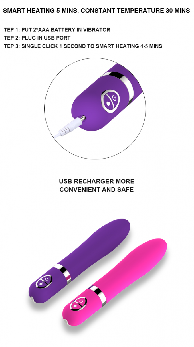 La vente chaude 10 fréquences de moteur de godemiché de G-spoot de vibrateur de poids du commerce de sexe simple de baguette magique joue des hommes de femmes adultes